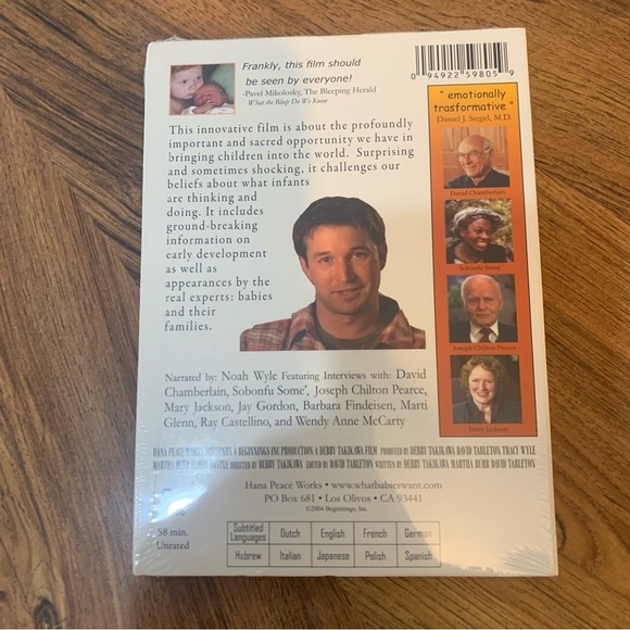 DVD - What Babies Want: An Exploration of the Consciousness of Infants - Picture 2 of 4